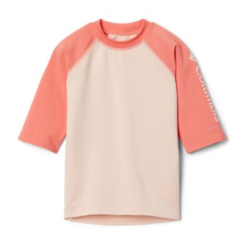 Chlapecké Tričko Columbia Sandy Shores Short Sleeve Sunguard Růžové Oranžové ABTQGF249